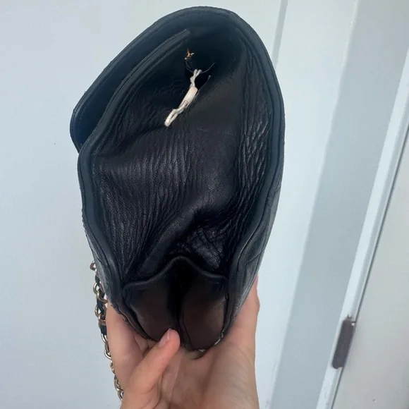 Vintage Chanel Classic Flap Bag Black Quilted Lambskin 24k Gold 1991–1994 - Picture 8 of 17